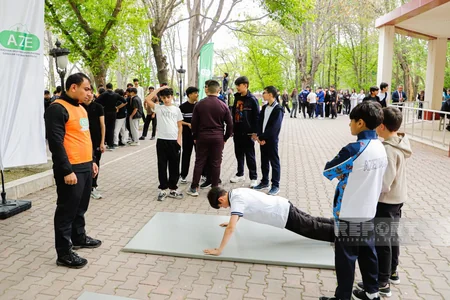 Naxçıvanda İdmanla bir gün adlı kütləvi idman tədbiri keçirilib