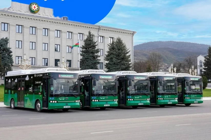 В Ханкенди запускают городские автобусные маршруты