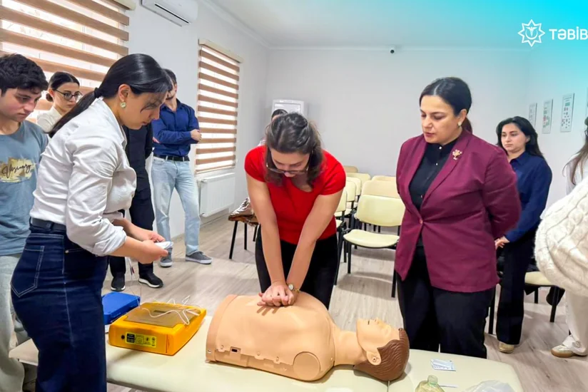 WUF13 Azerbaijan Operating Company volunteers receive first aid training
