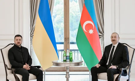 Ukrayna Prezidenti Volodimir Zelenski Azərbaycanda işgüzar səfərdədir