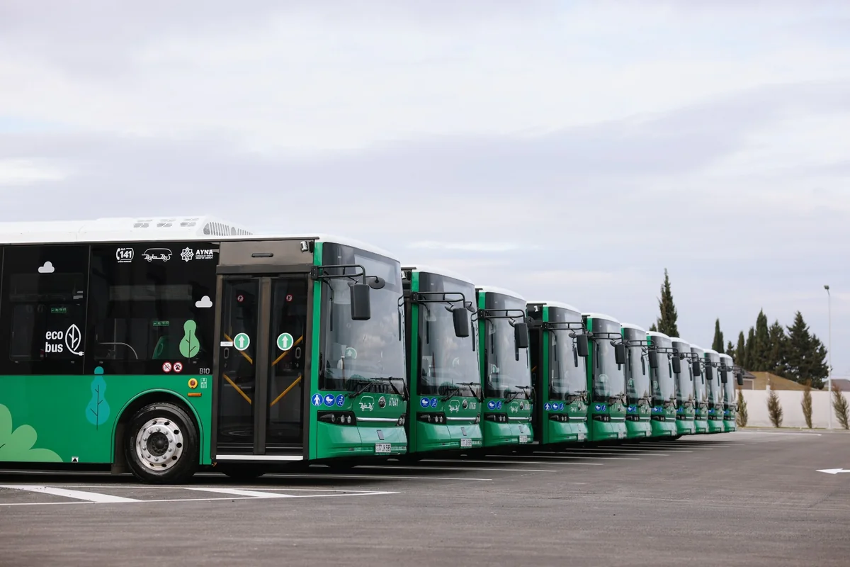 Azerbaijan sees sixfold increase in spending on bus imports from China