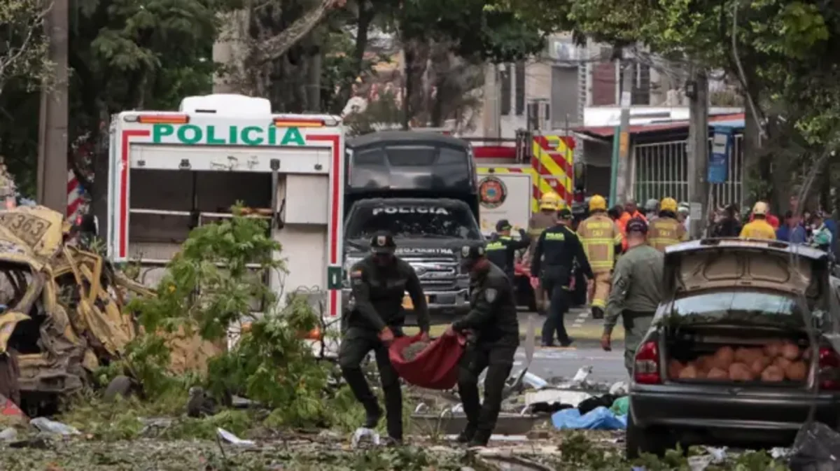 Highway bombing in Colombia kills at least 14