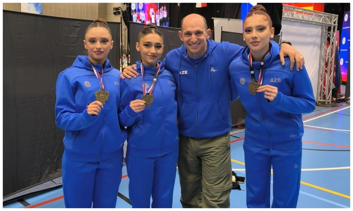 Azerbaijani aerobic gymnasts win gold in Czechia