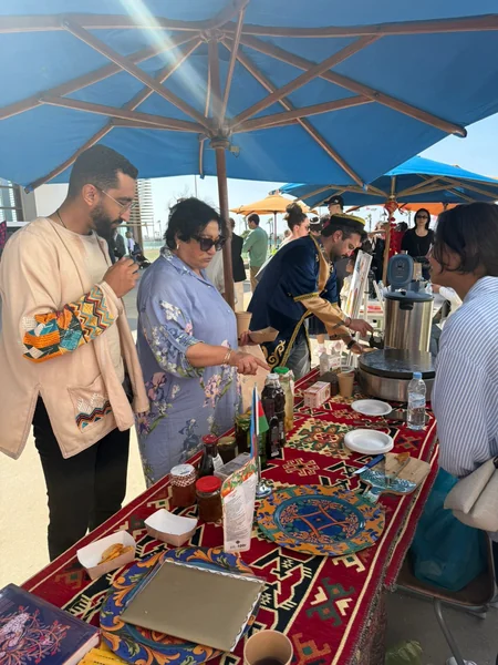 Rabatda keçirilən Mədəniyyətlər Günü adlı tədbirdə Azərbaycan stendi maraqla qarşılanıb
