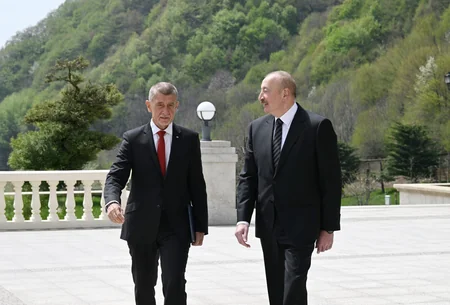 President Ilham Aliyev, Czech Prime Minister Andrej Babiš deliver press statements