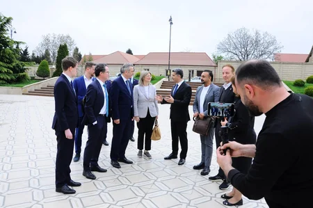 Almaniya Bundestaqının üzvləri Göygöl və Şəmkir rayonlarına səfər ediblər