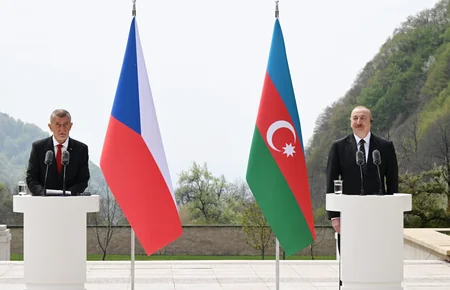 President Ilham Aliyev, Czech Prime Minister Andrej Babiš deliver press statements