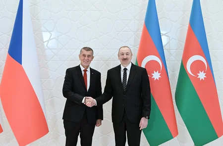 Qəbələdə Çexiyanın Baş naziri Andrey Babişin rəsmi qarşılanma mərasimi olub