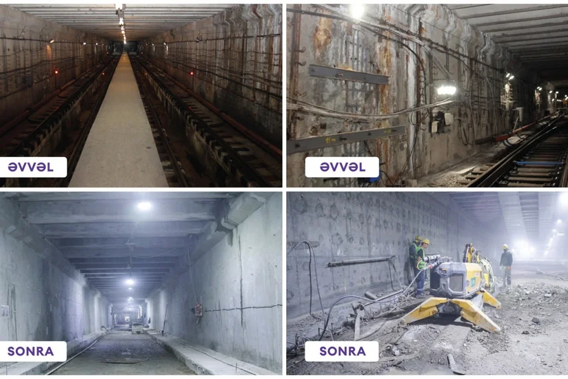 Həzi Aslanov metrostansiyasında görülən işlərə dair son vəziyyət açıqlanıb