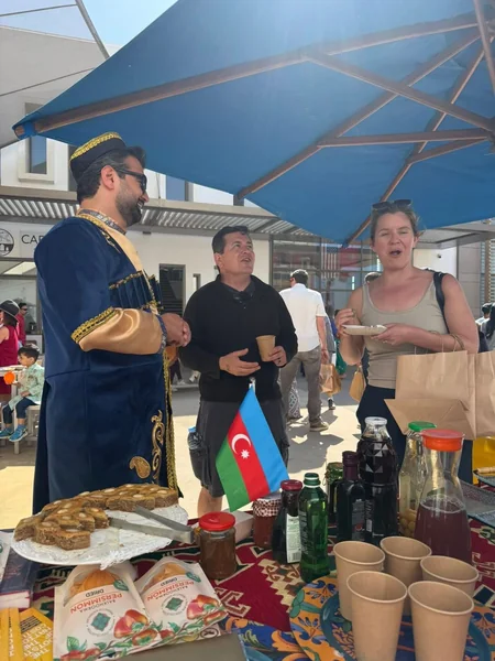 Rabatda keçirilən Mədəniyyətlər Günü adlı tədbirdə Azərbaycan stendi maraqla qarşılanıb