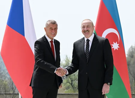 President Ilham Aliyev, Czech Prime Minister Andrej Babiš deliver press statements
