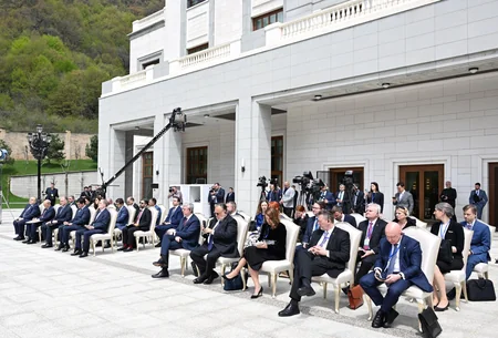 President Ilham Aliyev, Czech Prime Minister Andrej Babiš deliver press statements