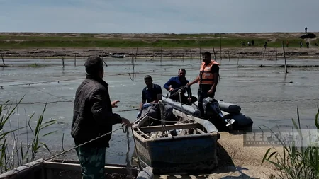 Neftçalada reyd keçirilib, qanunsuz yerləşdirilən balıq torları yığışdırılıb