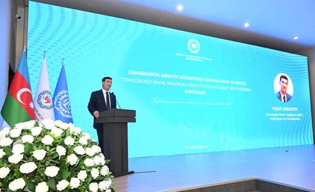 Ümumdünya Əməyin Mühafizəsi Gününə həsr olunmuş konfrans keçirilib
