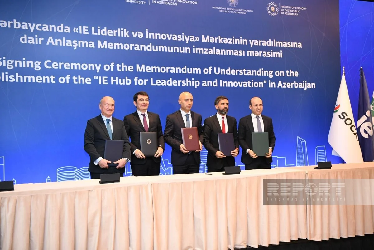 Azerbaijan, IE University ink memorandum to establish Leadership Hub in Baku