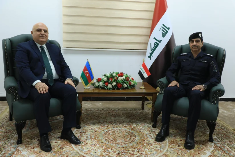 Ambassador Eldar Salimov meets with Iraqi general