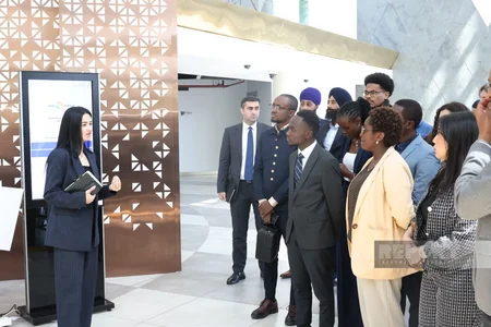 Participants of youth forum visit ASAN, DOST service centers in Baku
