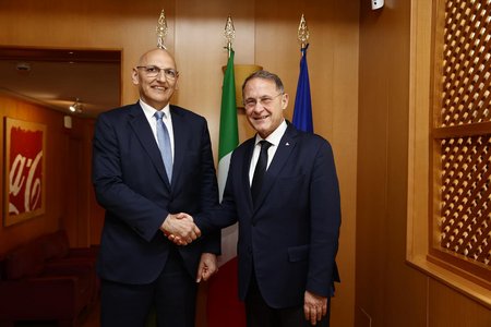 Elchin Amirbayov meets senior Italian officials during working visit