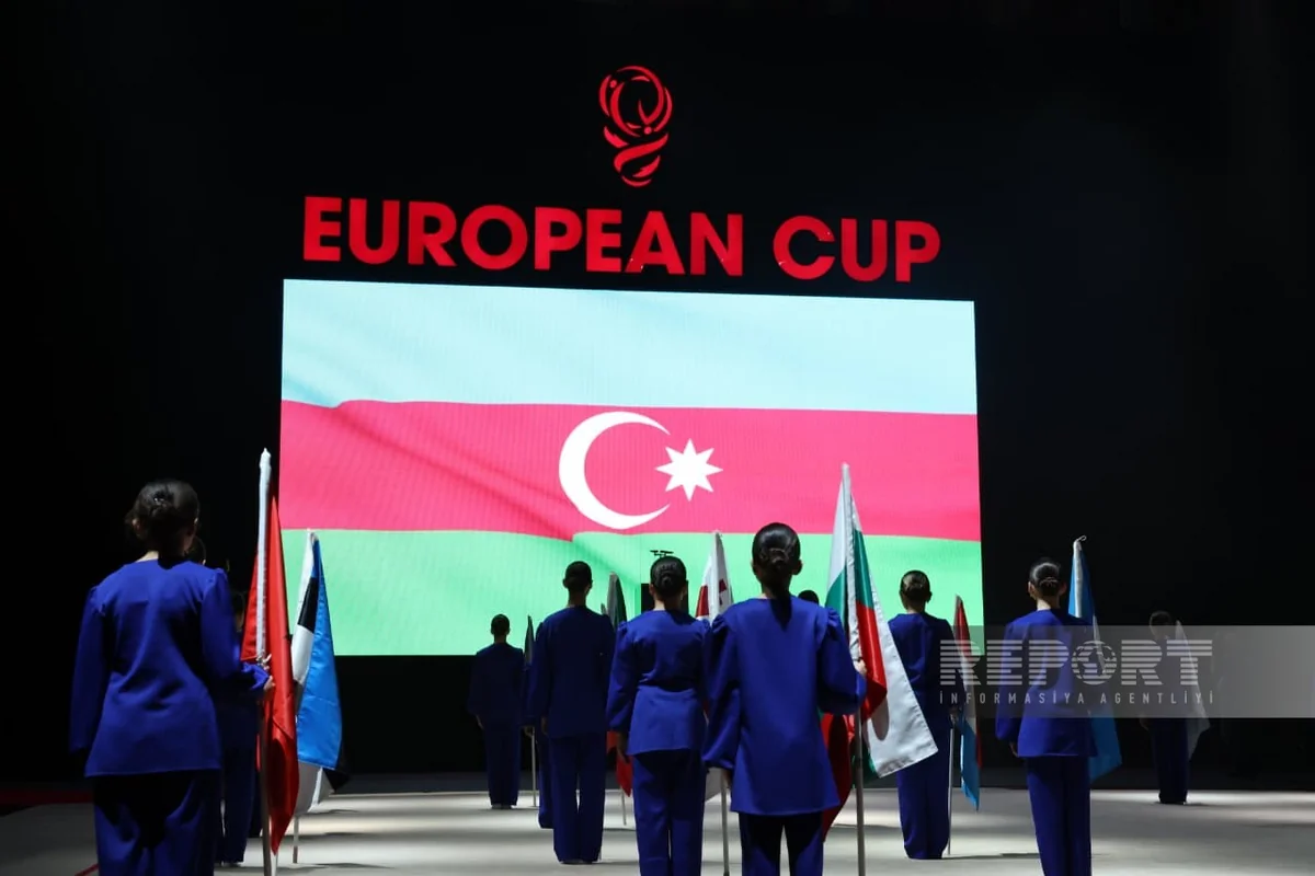 Bakıda bədii gimnastika üzrə Avropa Kubokunun açılış mərasimi olub