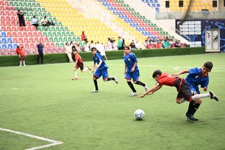 Another mini-football tournament held among orphanage teams on Leyla Aliyeva's initiative