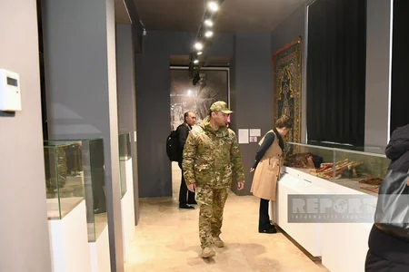 Diplomatik korpusun nümayəndələri Şuşadakı xalça muzeyi ilə tanış olublar