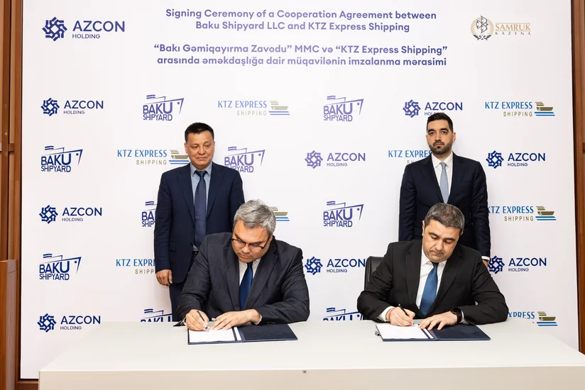 Baku Shipyard signs cooperation agreement with Kazakhstan company