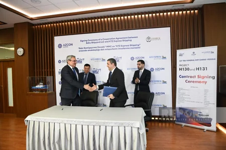 Baku Shipyard signs cooperation agreement with Kazakhstan company