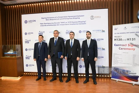Baku Shipyard signs cooperation agreement with Kazakhstan company
