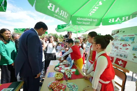 NDU nəzdində Beynəlxalq Kembric Məktəbində Mədəniyyət Festivalı keçirilib