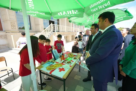NDU nəzdində Beynəlxalq Kembric Məktəbində Mədəniyyət Festivalı keçirilib