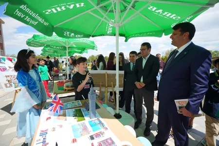 NDU nəzdində Beynəlxalq Kembric Məktəbində Mədəniyyət Festivalı keçirilib