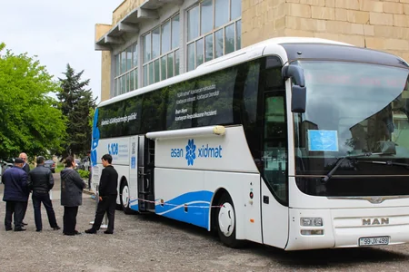 Biləsuvarda Səyyar ASAN xidmət avtobusu fəaliyyətə başlayıb