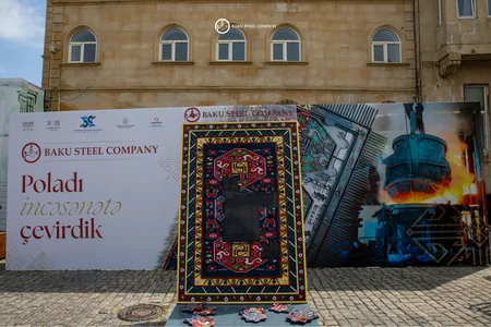 Baku Steel Company Xalça Festivalında polad sənətini təqdim etdi