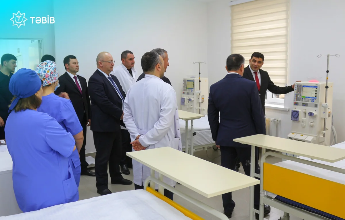 Gədəbəy Rayon Mərkəzi Xəstəxanasında Hemodializ şöbəsi açılıb