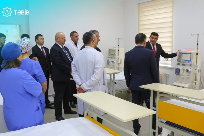 Gədəbəy Rayon Mərkəzi Xəstəxanasında Hemodializ şöbəsi açılıb