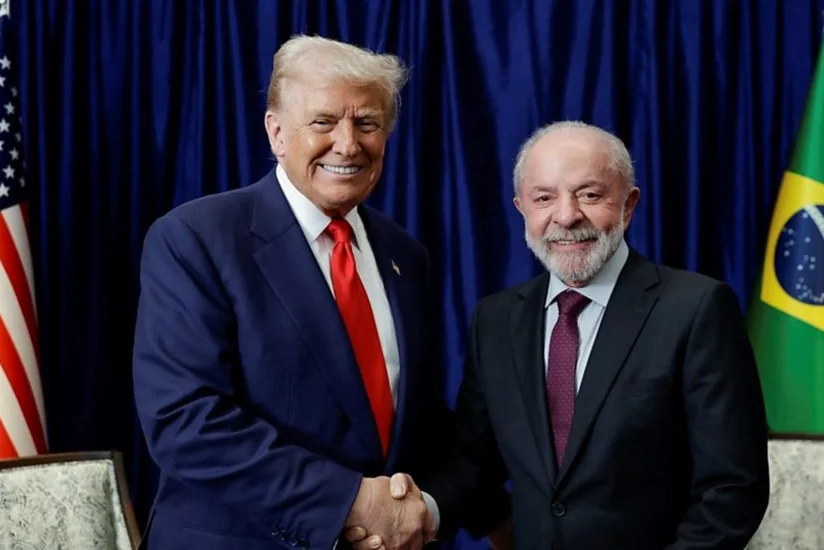 Tramp və Lula da Silva ticarət məsələlərini müzakirə ediblər