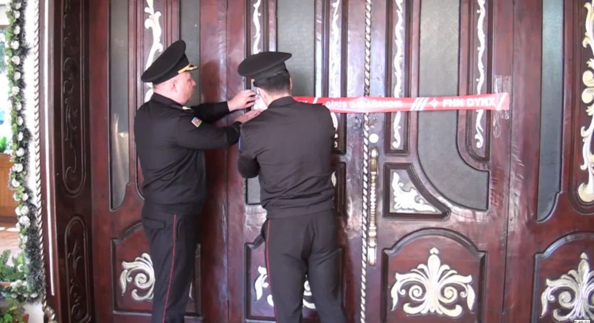 Qusarda yanğın təhlükəli şadlıq sarayının fəaliyyəti dayandırılıb