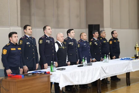 Naxçıvanda polis əməkdaşları arasında əlbəyaxa döyüş üzrə çempionat keçirilib