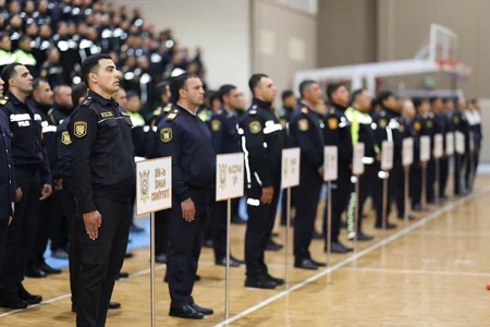 Naxçıvanda polis əməkdaşları arasında əlbəyaxa döyüş üzrə çempionat keçirilib
