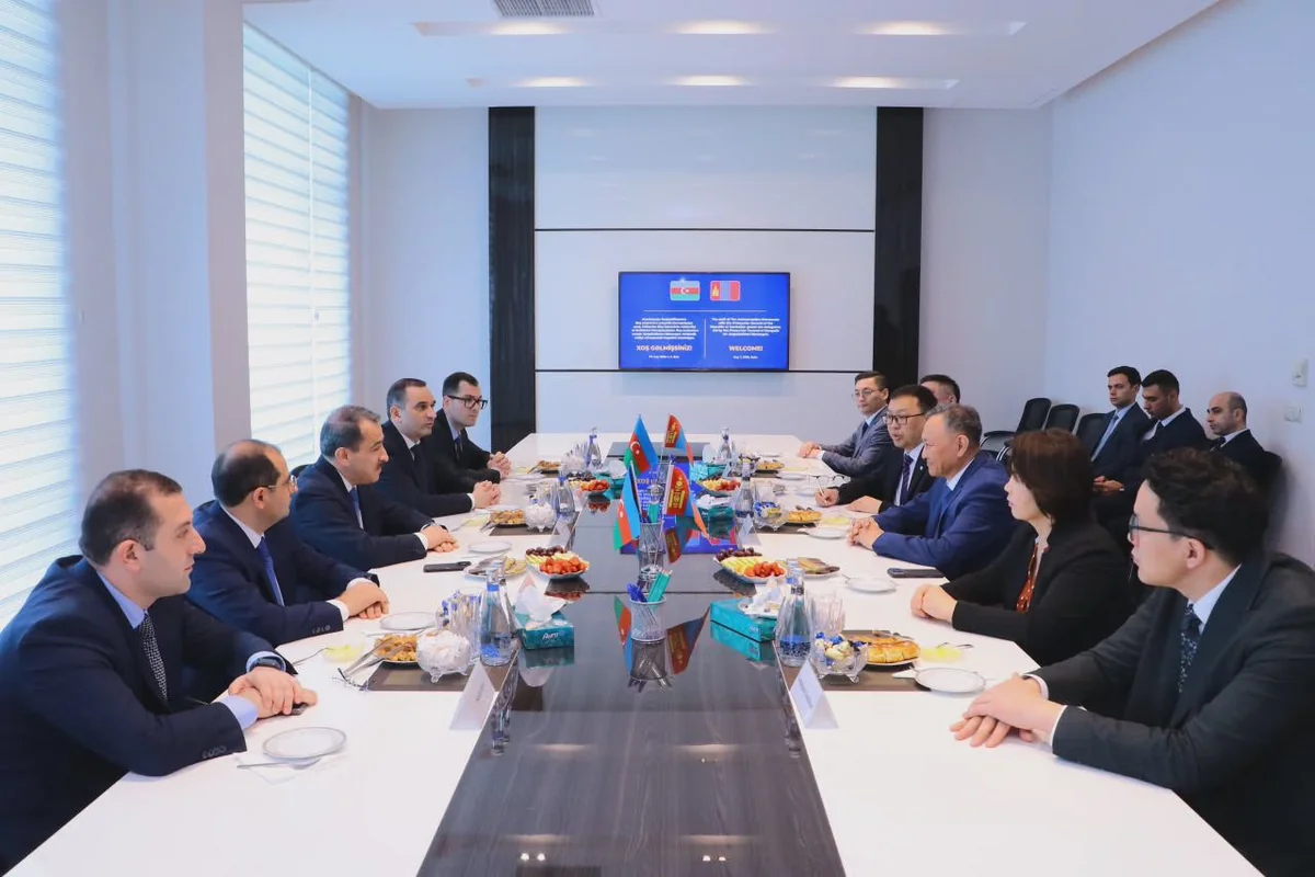 Monqolustan Baş prokurorunun rəhbərlik etdiyi nümayəndə heyətinin səfəri başa çatıb