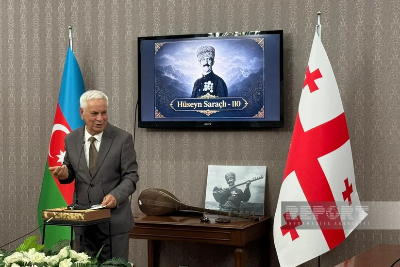 Tbilisidə Aşıq Hüseyn Saraçlının 110 illiyi qeyd olunub