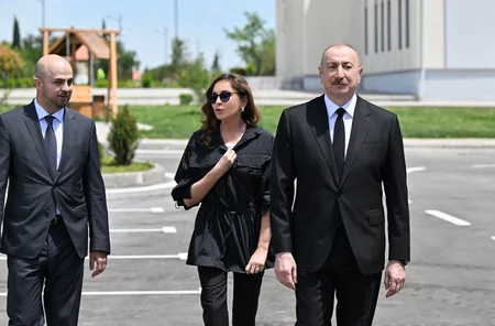 President Ilham Aliyev and First Lady Mehriban Aliyeva visit Jabrayil district