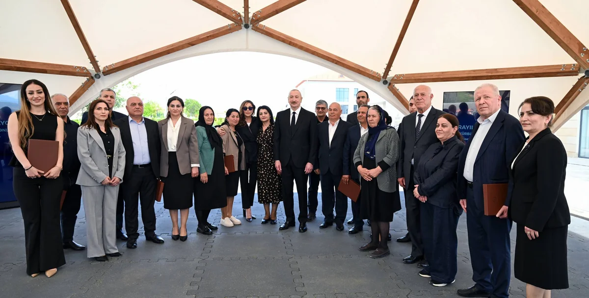 President Ilham Aliyev and First Lady Mehriban Aliyeva visit Jabrayil district