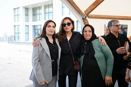 President Ilham Aliyev and First Lady Mehriban Aliyeva visit Jabrayil district