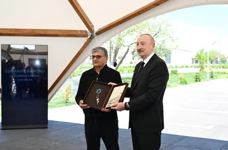 President Ilham Aliyev and First Lady Mehriban Aliyeva visit Jabrayil district