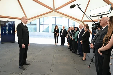 President Ilham Aliyev and First Lady Mehriban Aliyeva visit Jabrayil district