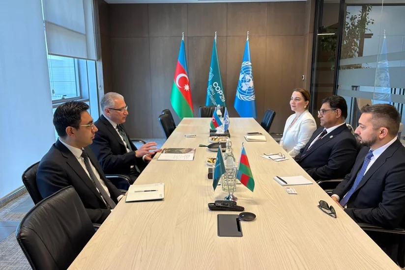 Muxtar Babayev BMT rəsmisilə su ehtiyatlarının dayanıqlı idarə edilməsini müzakirə edib