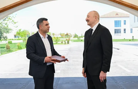 President Ilham Aliyev and First Lady Mehriban Aliyeva visit Jabrayil district