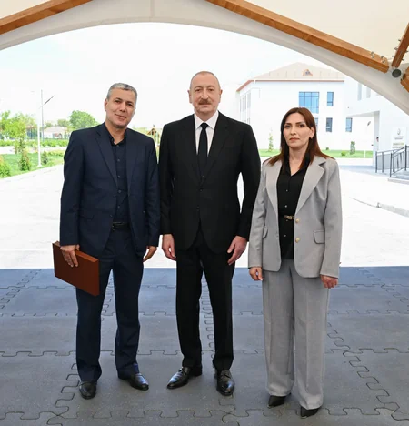 President Ilham Aliyev and First Lady Mehriban Aliyeva visit Jabrayil district