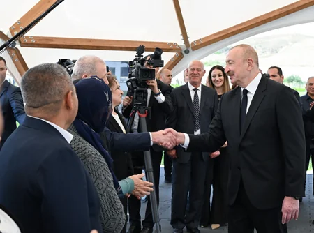 President Ilham Aliyev and First Lady Mehriban Aliyeva visit Jabrayil district